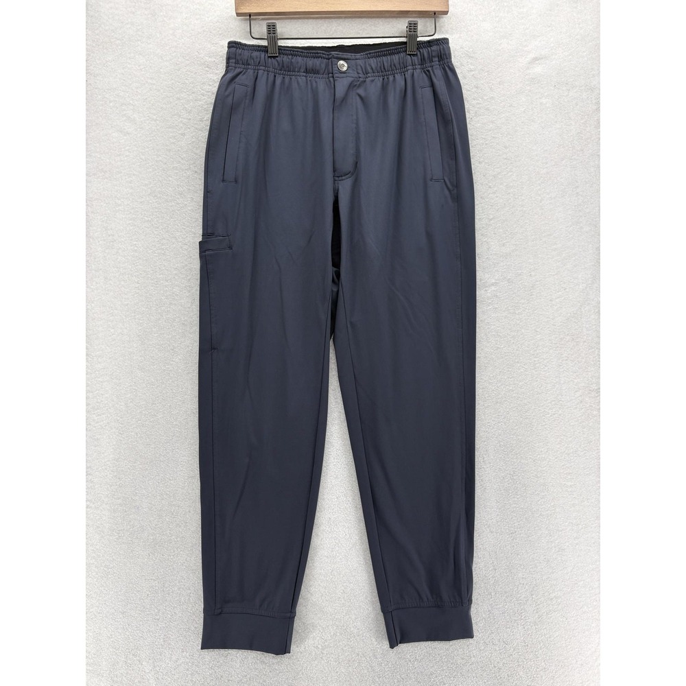 Duluth Auto Pilot All Day Comfort Joggers Mens Medium Blue Crouch Gusset Stretch